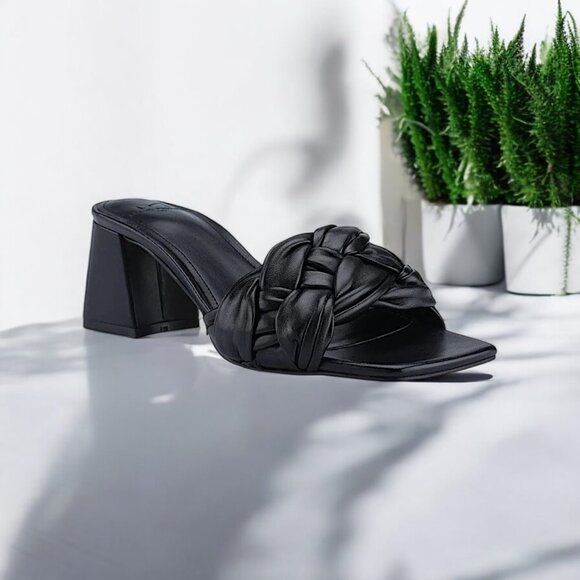 Marc Fisher LTD Women MARC FISHER Square-toe Woven Sandals